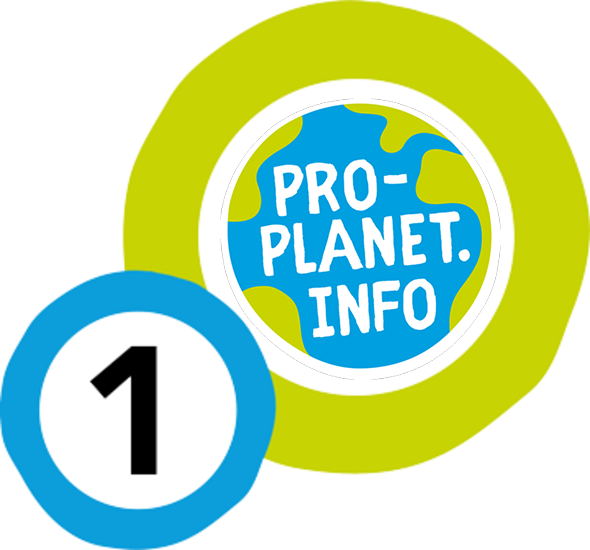 Schritt 1: das Pro-Planet Label