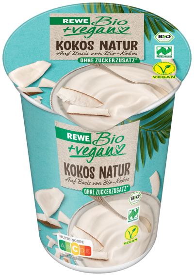 Veganer Kokos Natur Joghurt von REWE Bio + Vegan
