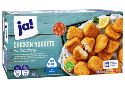 Chicken Nuggets im Backteig der Eigenmarke ja!